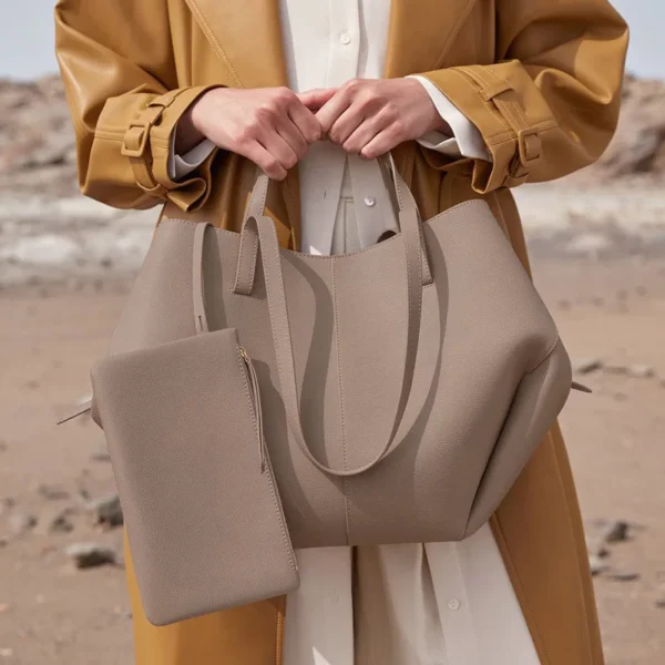 Classic Elegant Style Large Capacity Wing Bag Crossbody Handbag Retro European American Niche Bucket Armpit Tote Bag Fashion - 图片 15